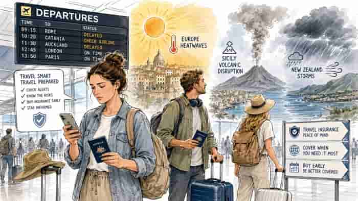 Natural Disaster Risks Put Aussie Travel Insurance on Alert!