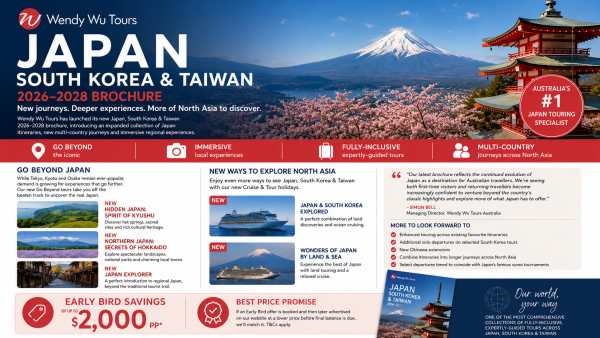 Wendy Wu Expands Asia Tours Beyond Japan’s Golden Route