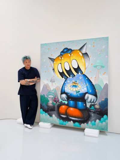 Artist Benzilla and the LOOOK Character