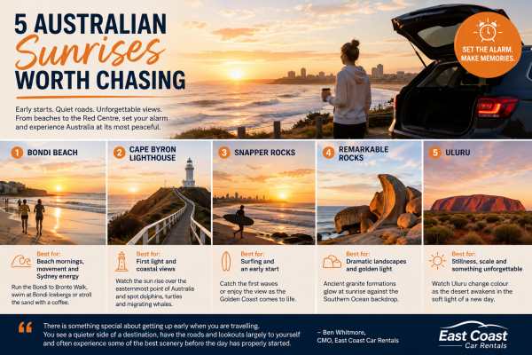 Rise and Shine: 5 Australian Sunrises Worth the Alarm