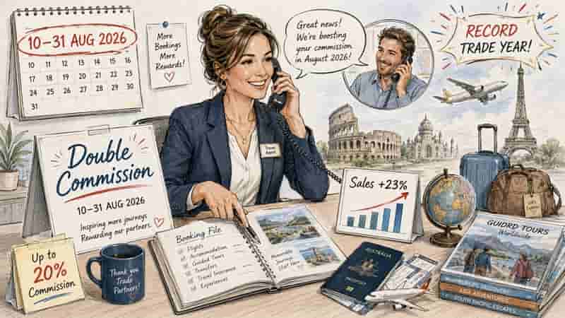 Inspiring Vacations Doubles Agent Commission to 20%