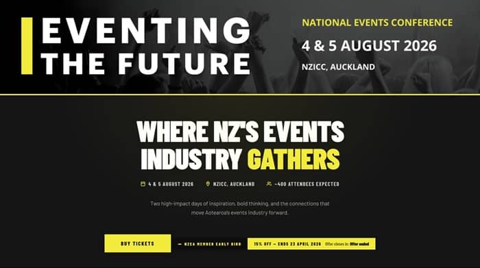 Cvent Powers NZEA’s Eventing the Future 2026