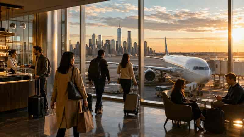 US Air Travel Slips as Visitor Spending Holds Firm