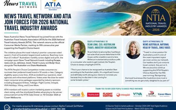 News Travel Network and ATIA Unite for NTIA People’s Choice