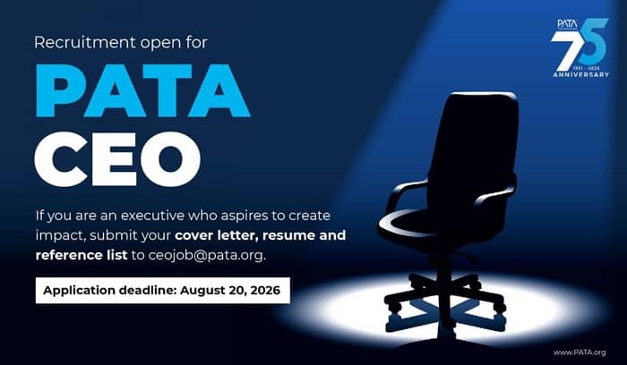 PATA CEO Search Opens as Asia Pacific Tourism Eyes a New Era