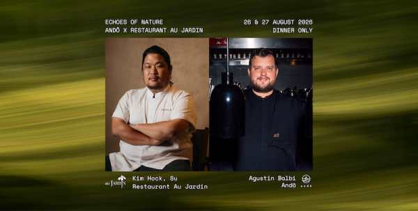 Andō Hosts Au Jardin for Hong Kong Culinary Debut