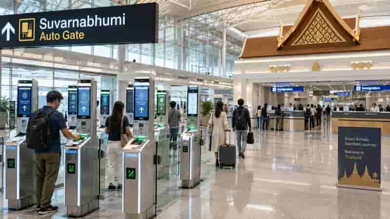 Suvarnabhumi Auto Gates Take Aim at Immigration Queue Crunch