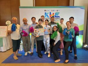 The Banyan Tree Krabi team celebrate their awards at the Hotel Expo Krabi Go Green 2026 challenge in Krabi on 24 July, 2026