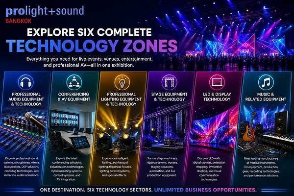 Prolight + Sound Bangkok Set to Electrify Southeast Asia