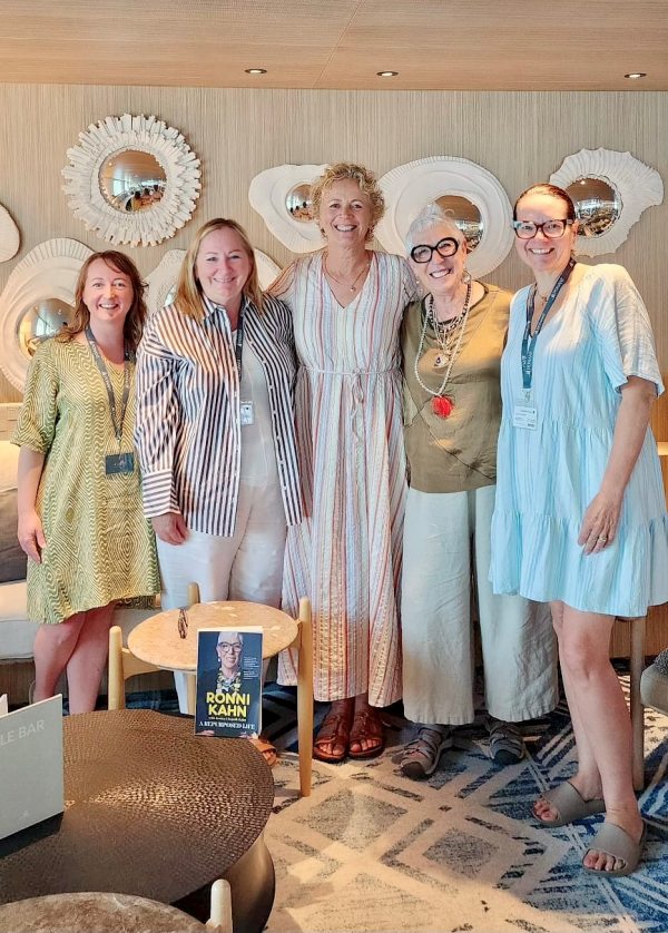 Vicky King – Smart Flyer, Sandra Cahill – PONANT Explorations, Emma Grose – MTA, Ronni Khan – Oz Harvest, Nicole Cambourn – TravelManagers.