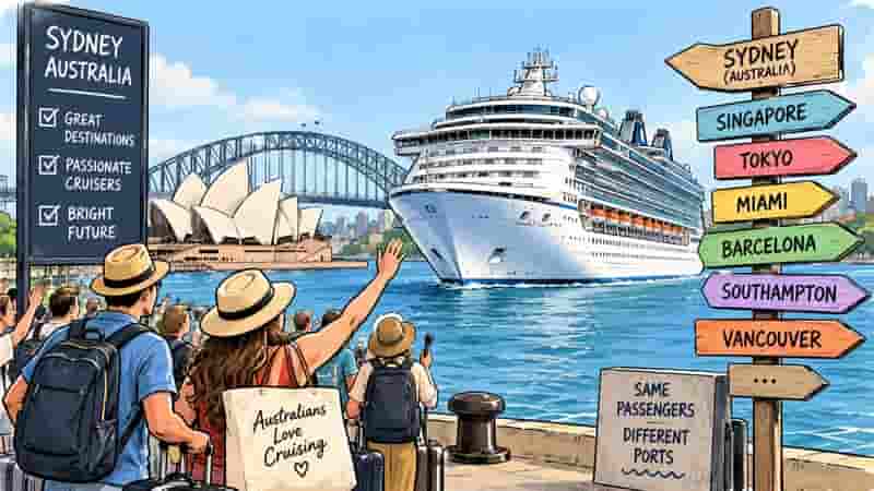 Cruise Boom, Ship Squeeze: Why Australia Is Losing Capacity