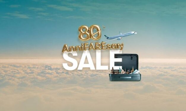Cathay Pacific 80th Anniversary Sale Opens 70+ Destinations
