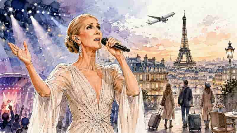 Celine Dion Comeback Lifts Paris Flight Searches 11%