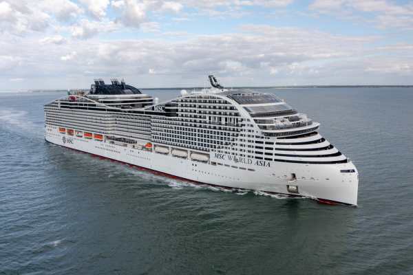 MSC World Asia Aces Sea Trials Ahead of December Debut