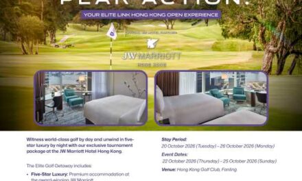 Link Hong Kong Open Tees Up JW Marriott Golf Escape