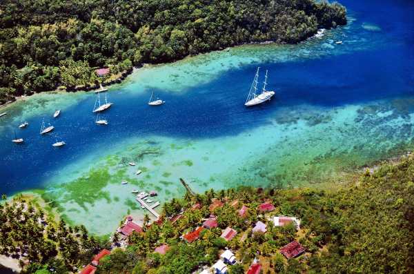 Marigot Bay St. Lucia Caribbean island beach yacht