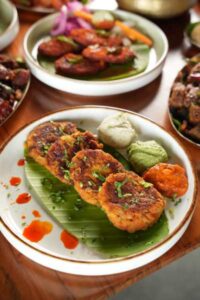 Kollengode Kappa Cutlet with Kanthari Chammanthi