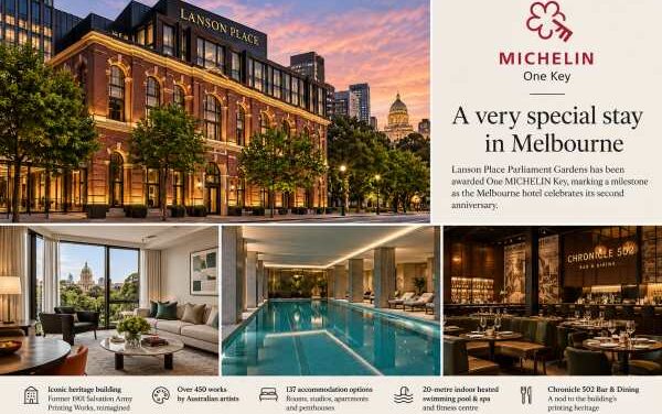 Lanson Place Melbourne Lands First MICHELIN Key