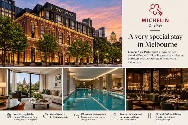 Lanson Place Melbourne Lands First MICHELIN Key