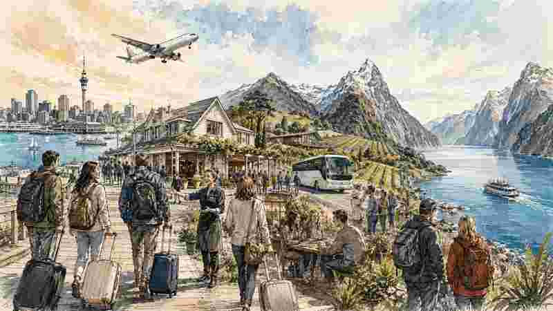New Zealand Tourism Comeback Drives NZ$13.7bn Visitor Spend