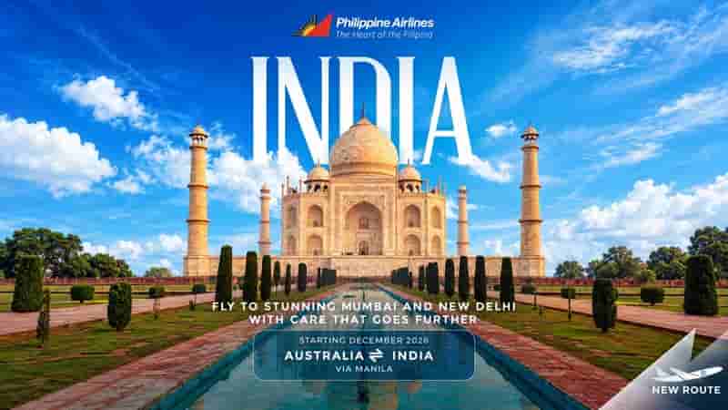 PAL Opens New Australia–India Gateways via Manila