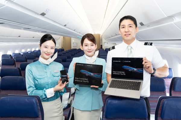 Korean Air’s Starlink Wi-Fi Takes Off September 15
