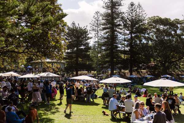 Picnic atmosphere at Newcastle Beer Fest