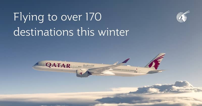 Qatar Airways Winter Surge: 170+ Destinations Take Off