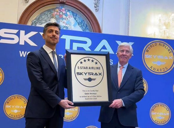Qatar Airways Scores Four Skytrax Wins and 5-Star Glory