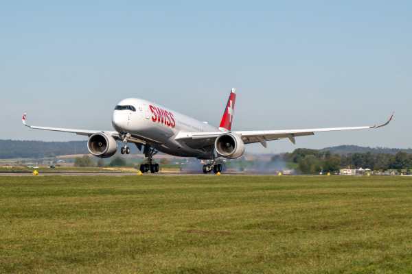 SWISS Welcomes Third Airbus A350 to Zurich Fleet