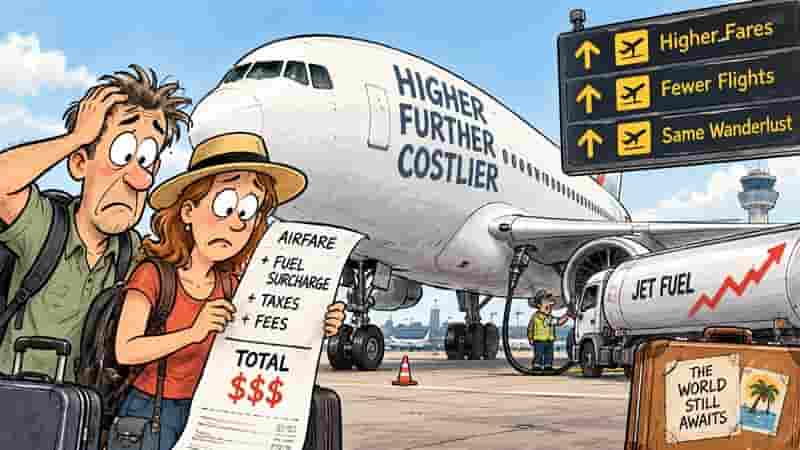 Fuel Surcharges Soar as Oil Shock Hits Airfares