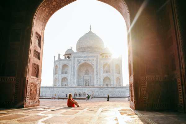 Taj Mahal, Agra, India by @Hayley Ovens