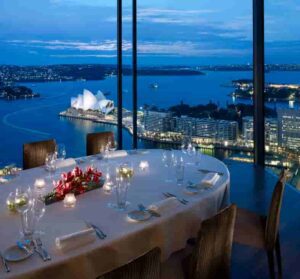 The stunning view from Altitude's private dining room