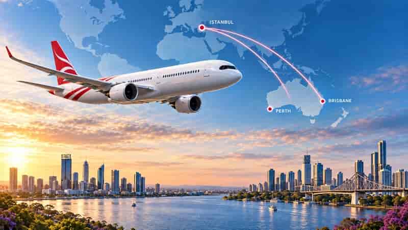 Turkish Airlines Eyes Brisbane and Perth Expansion