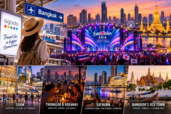 Eurovision Asia Sparks 14% Surge in Bangkok Travel Interest