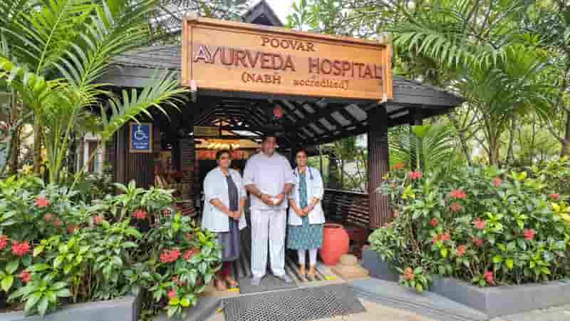 CEO Jaykumar with Doctors at Poovar Island Resort