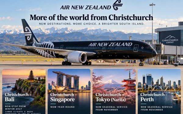 Air New Zealand Takes Christchurch to Bali and Beyond