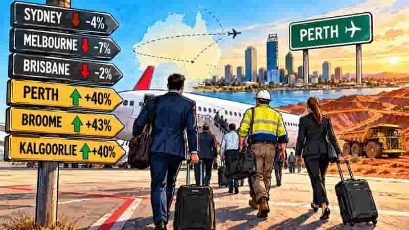 WA Mining Boom Redraws Australia’s Corporate Travel Map