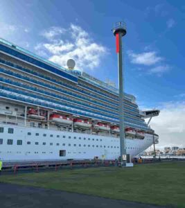 Crown Princess arrival Newcastle 8 Oct 2026
