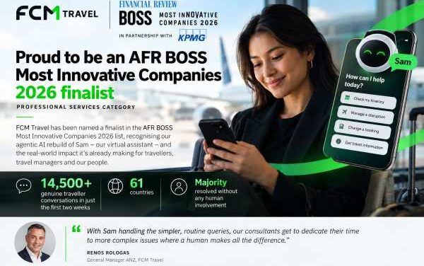 FCM Travel Lands AFR Most Innovative Companies Final