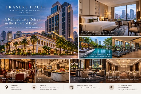 Frasers House Redefines Luxury in Historic Singapore