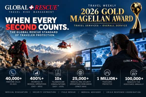 Global Rescue Strikes Gold at 2026 Magellan Awards!