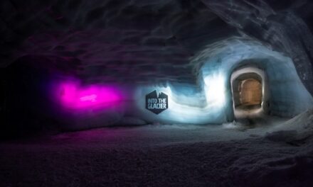 Iceland’s Pink Ribbon Campaign Goes Deep Inside a Glacier!