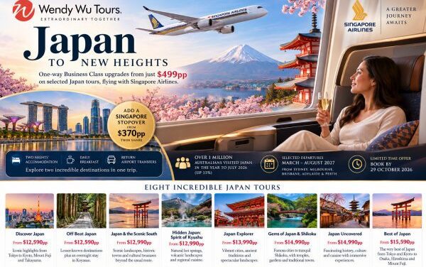 Wendy Wu Tours Lands Japan Business Class From $499