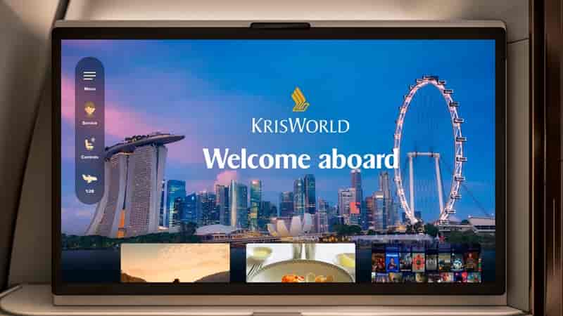 Singapore Airlines’ KrisWorld Goes 4K as Starlink Takes Off