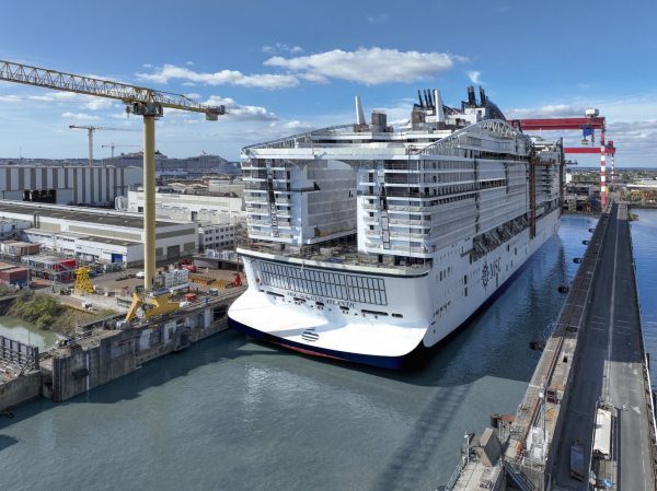 MSC CRUISES MARKS FLOAT OUT OF THE CRUISELINE’S NEXT U.S FLAGSHIP, MSC WORLD ATLANTIC 1