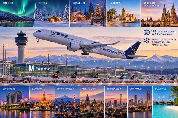 Munich Airport Unlocks 182 Winter Escapes Worldwide!
