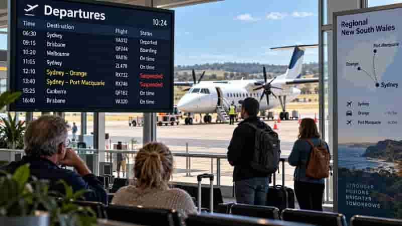 Rex Suspends Two Sydney Routes, Raising Regional Fare Fears