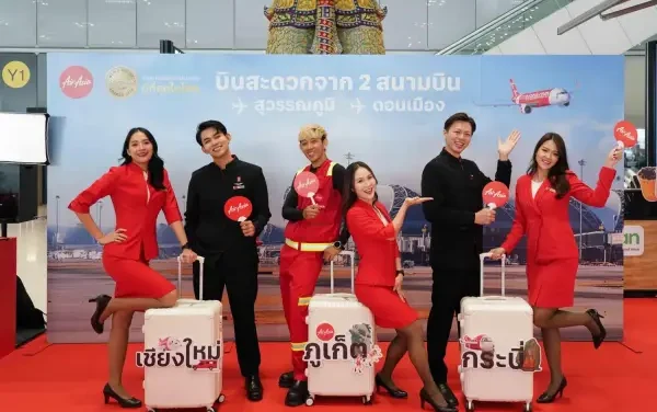 AirAsia Returns to Suvarnabhumi with 3 Hot Routes