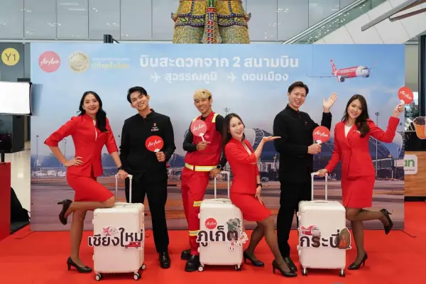 AirAsia Returns to Suvarnabhumi with 3 Hot Routes